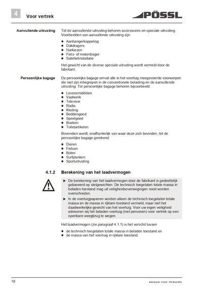 2019-2022 Pössl 2WIN Plus Bedienungsanleitung | Niederländisch