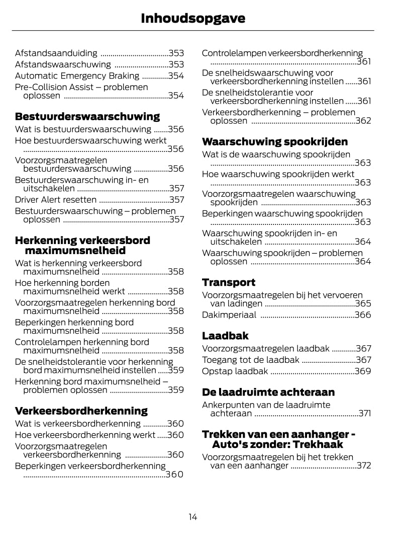 2022-2024 Ford Transit Gebruikershandleiding | Nederlands