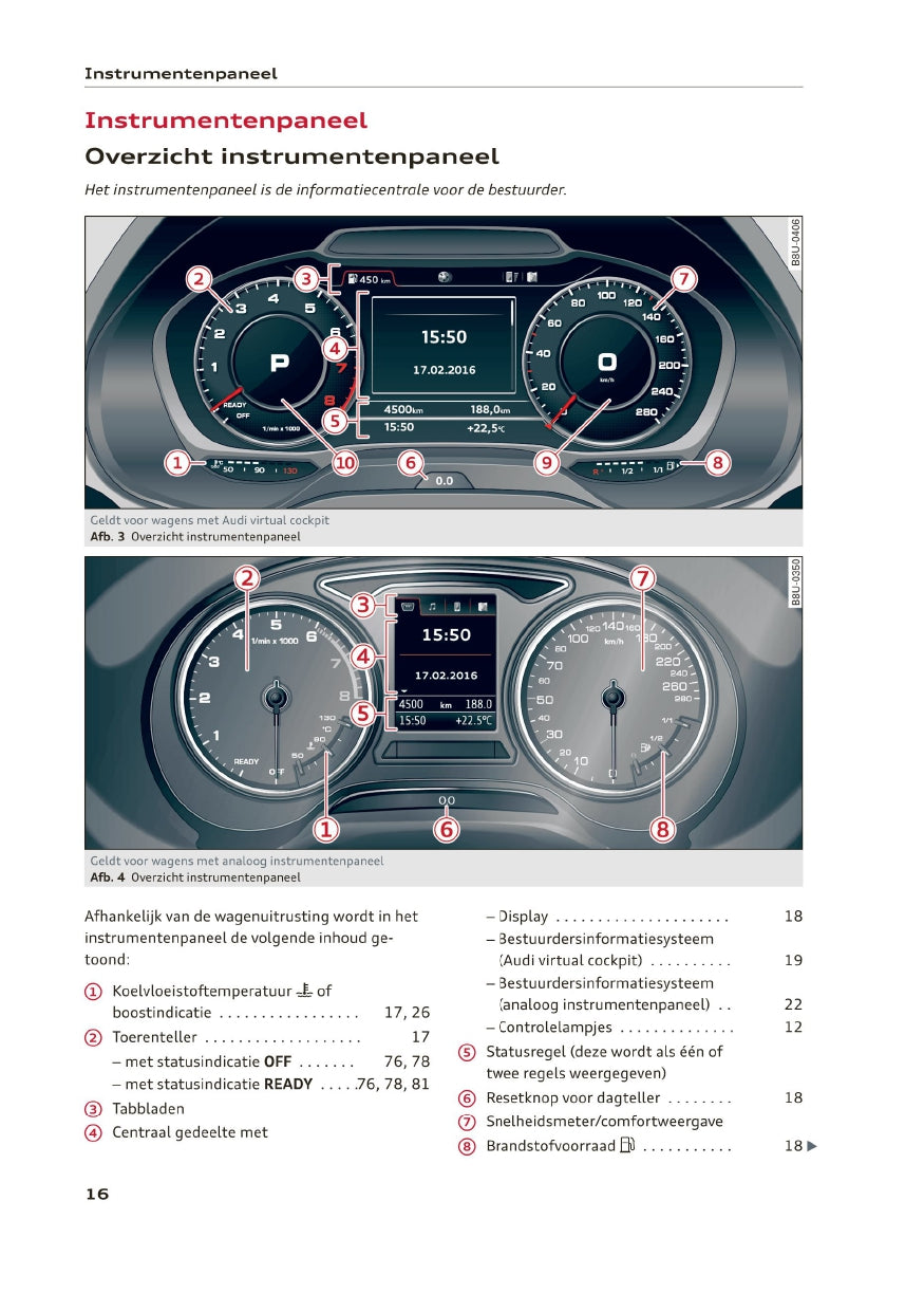 2019 Audi Q2 Owner's Manual | Dutch