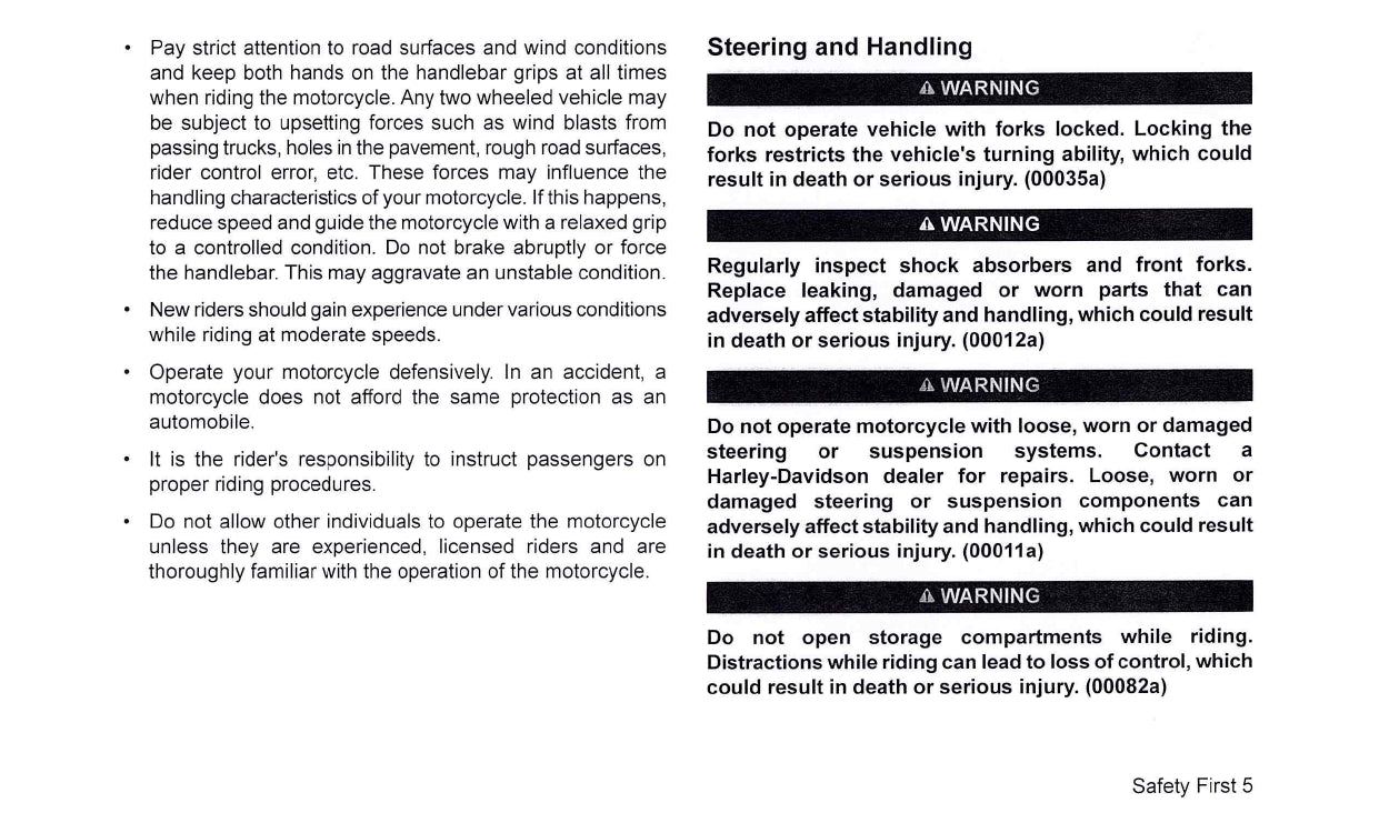 2021 Harley-Davidson Touring Owner's Manual | English