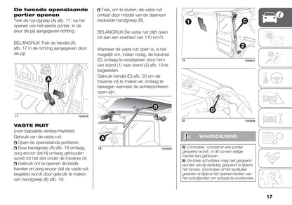 2020 Fiat Doblò Cargo Owner's Manual | Dutch