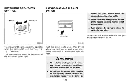 1996 Nissan 240SX Owner's Manual | English