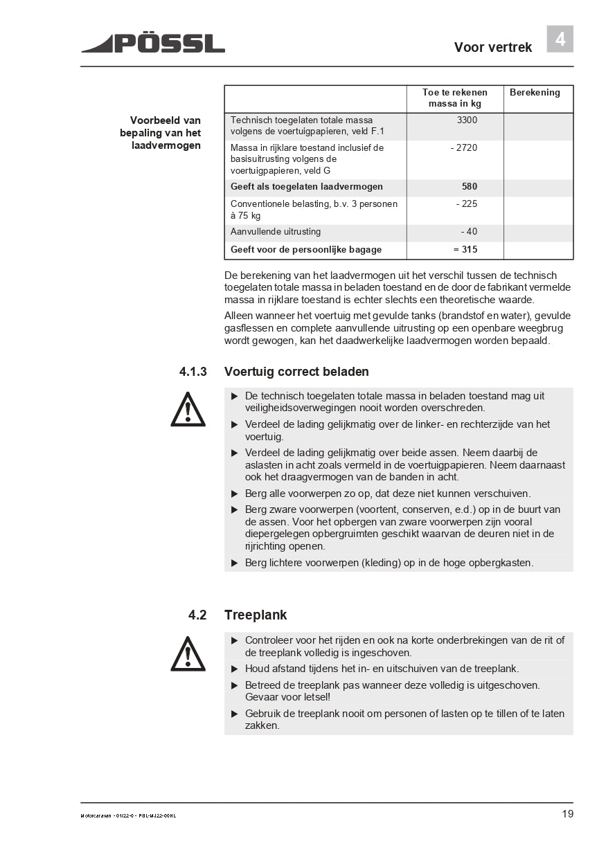 2019-2022 Pössl 2WIN Plus Bedienungsanleitung | Niederländisch