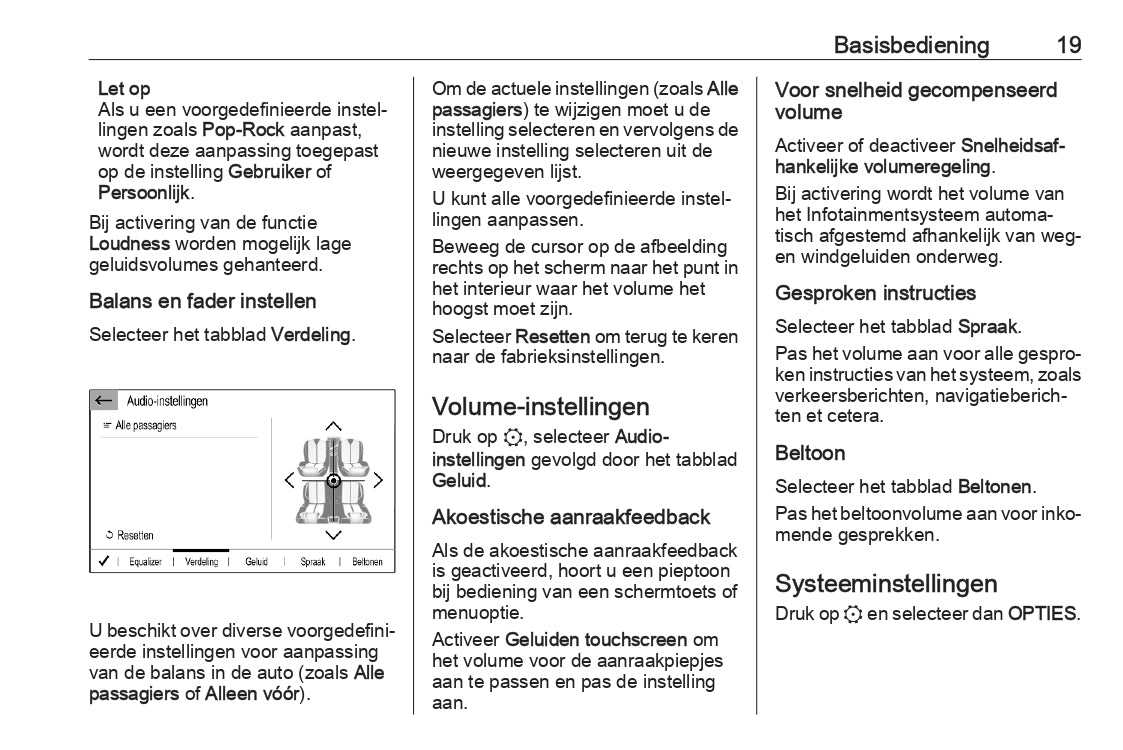 2020-2023 Opel Vivaro Infotainment Manual | Dutch