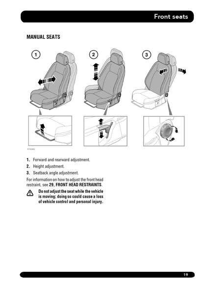 2014 - 2019 Land Rover Discovery Sport Bedienungsanleitung | Englisch