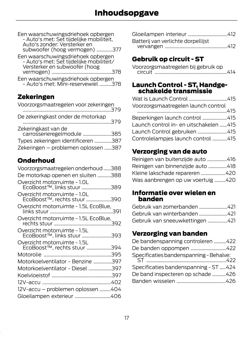 2022-2023 Ford Puma Gebruikershandleiding | Nederlands