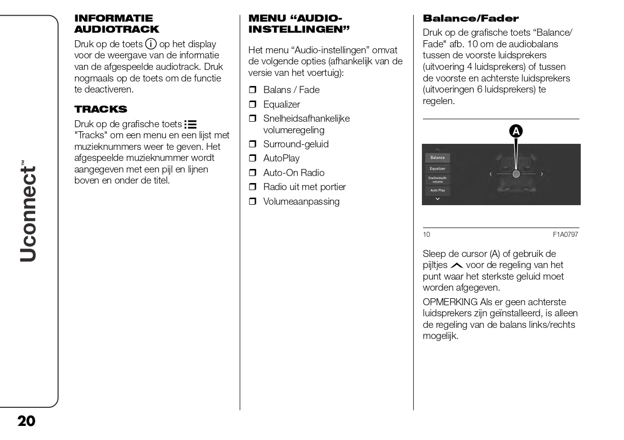 2023 Fiat Ducato UConnect 10inch Infotainment Manual | Dutch