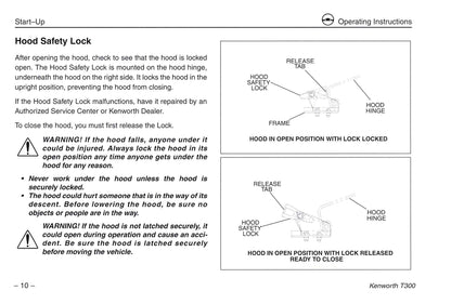 2005 Kenworth T300 Owner's Manual | English