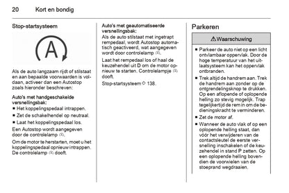 2015 Opel Corsa Owner's Manual | Dutch