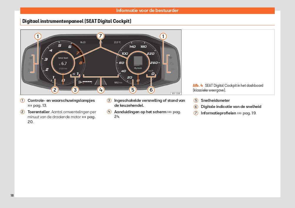 2023-2024 Seat Leon/Leon Sportstourer Owner's Manual | Dutch