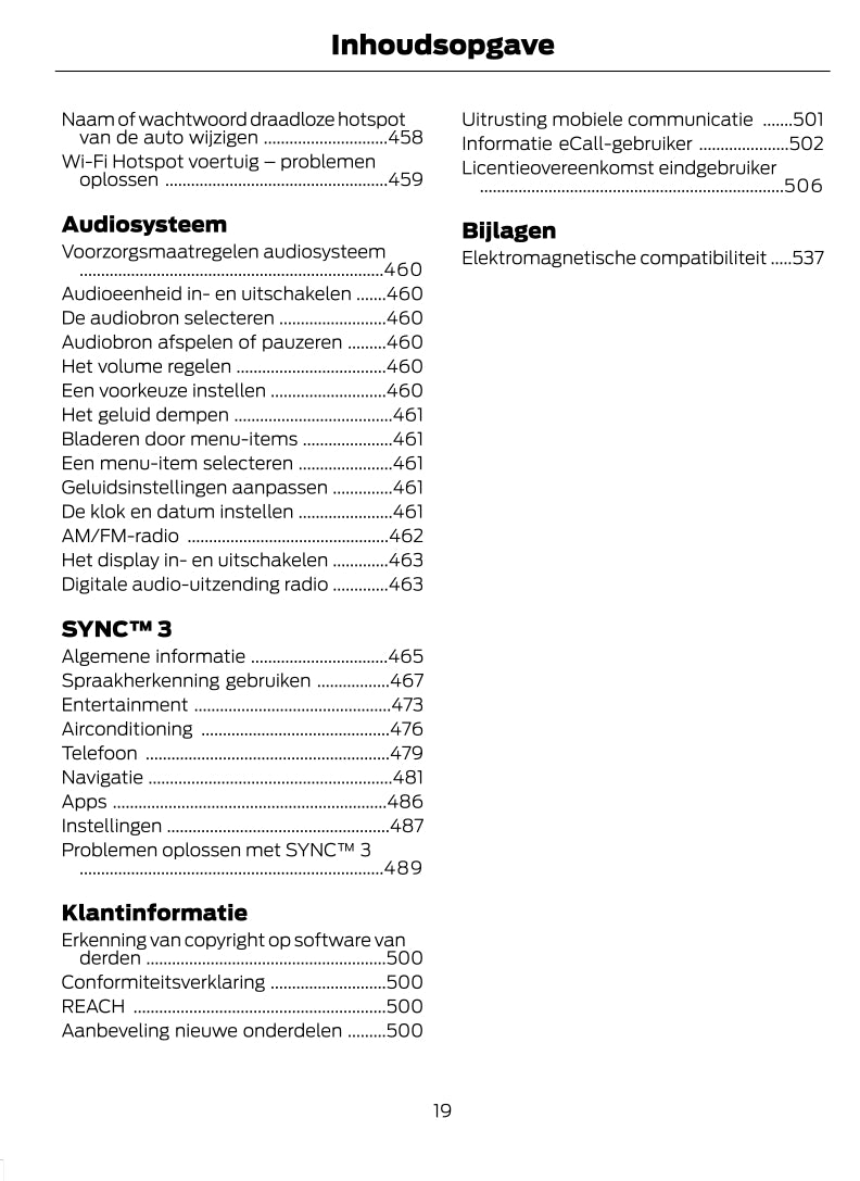 2022-2023 Ford Puma Gebruikershandleiding | Nederlands