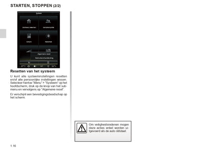 Renault R-Link 2 Infotainment Manual | Dutch