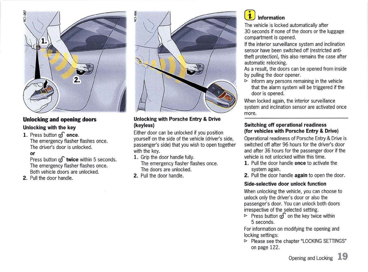 2013 Porsche 911 Carrera Manuel du propriétaire | Anglais