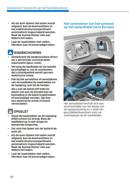 2021-2022 Hyundai Tucson Hybrid/Plug-in Hybrid Bedienungsanleitung | Niederländisch