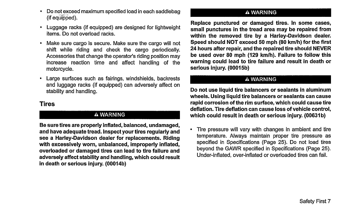 2020 Harley-Davidson Touring Owner's Manual | English