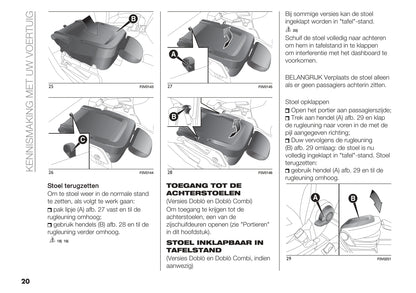 2020 Fiat Doblò Cargo Owner's Manual | Dutch