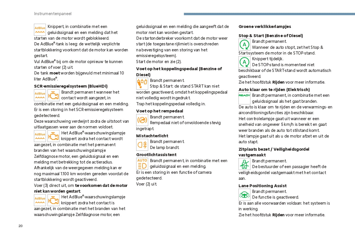 2024 Citroën C4/ë-C4 C4 X/ë-C4 X Gebruikershandleiding | Nederlands