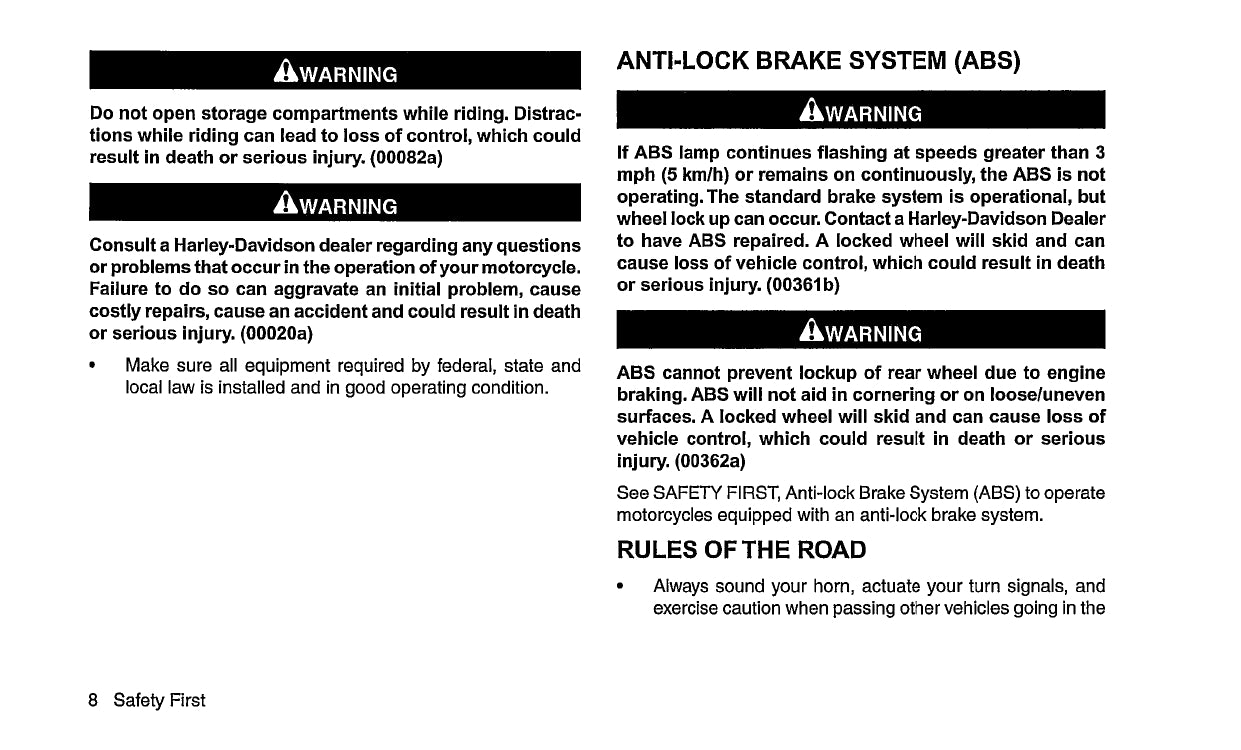 2015 Harley-Davidson Police Models Owner's Manual | English