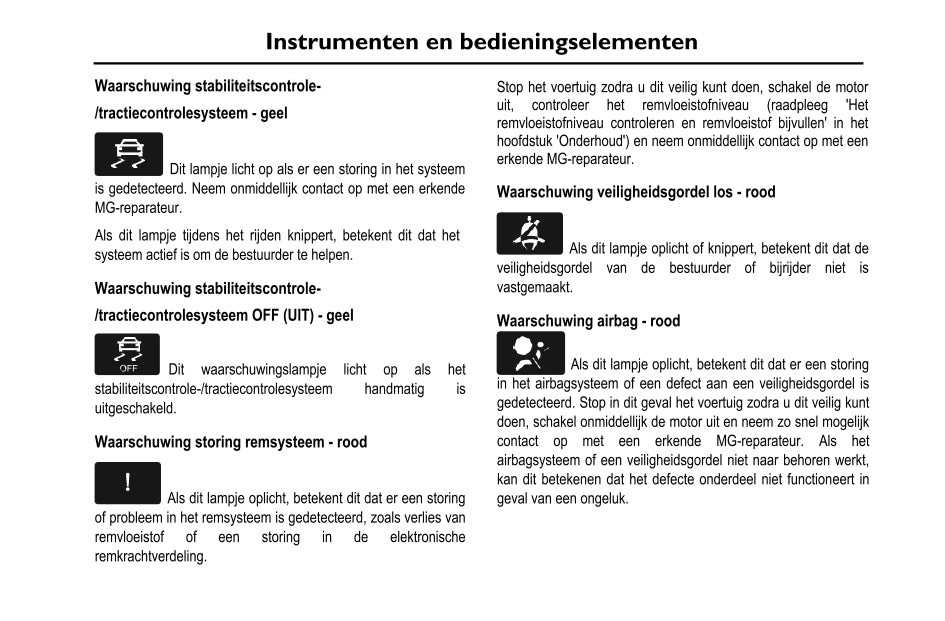 2020-2023 MG Ehs PHEV Gebruikershandleiding | Nederlands