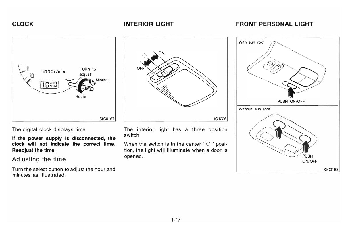 1996 Nissan 240SX Owner's Manual | English