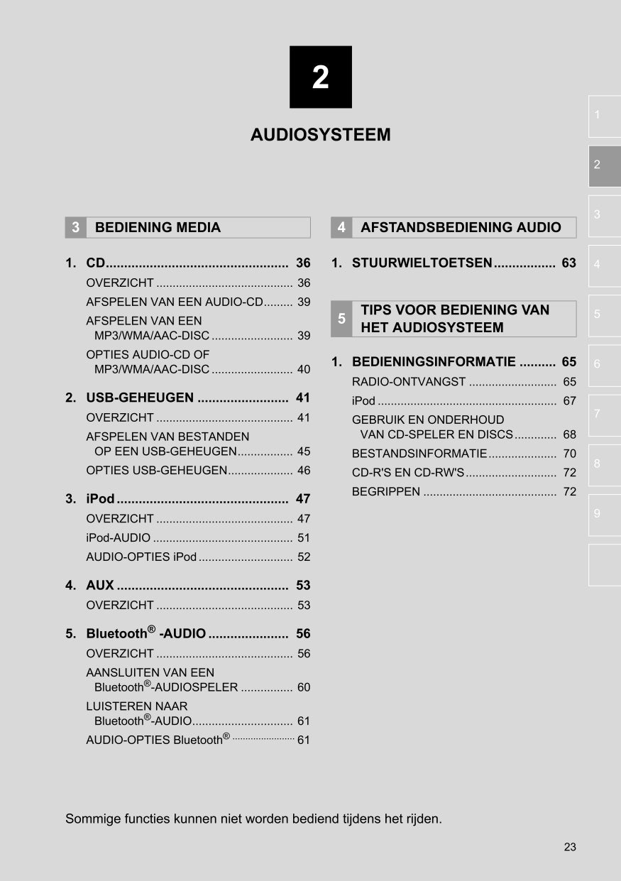 2015 Toyota Touch & Go/Touch & Go Plus Infotainment manual | Dutch