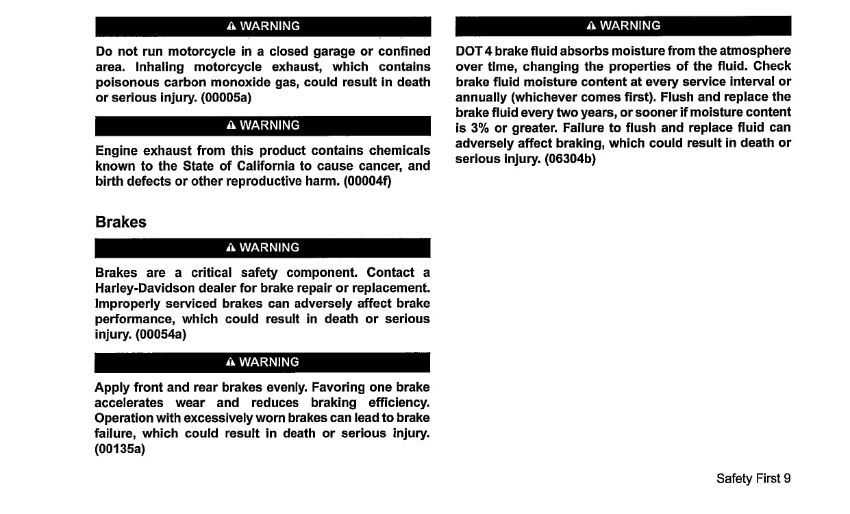 2020 Harley-Davidson Touring Owner's Manual | English