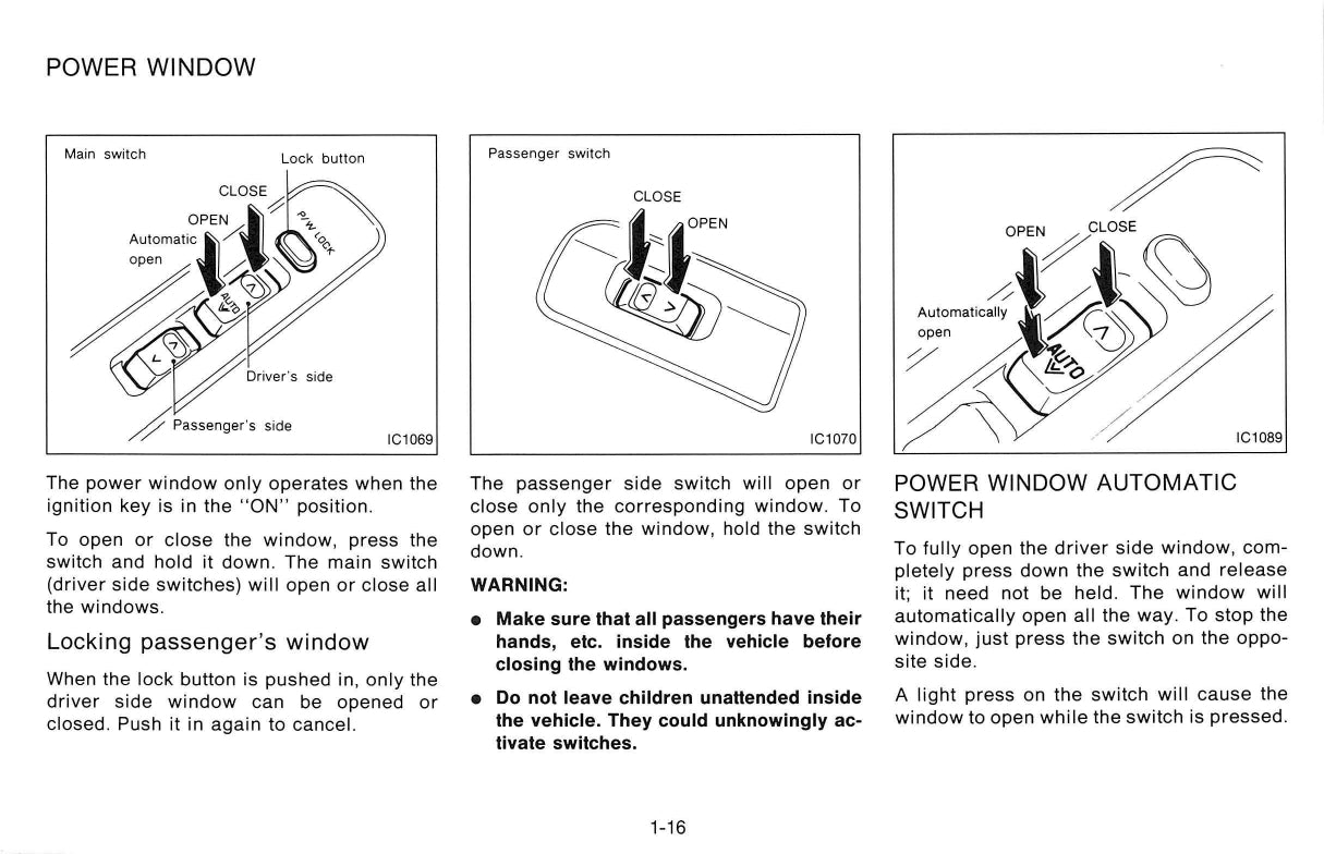 1995 Nissan 300ZX Owner's Manual | English