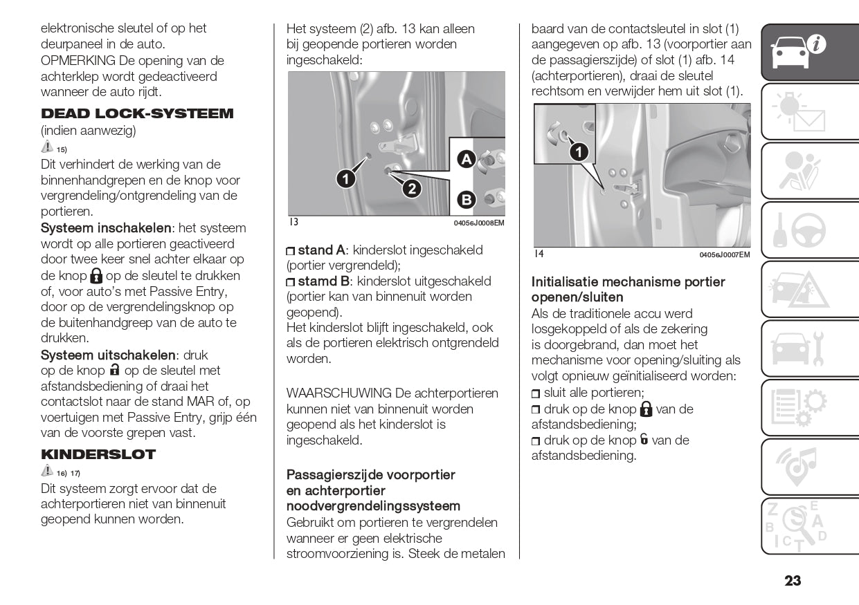 2022-2023 Fiat Tipo Owner's Manual | Dutch