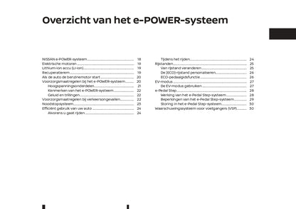 2022-2023 Nissan Qashqai e-Power Bedienungsanleitung | Niederländisch