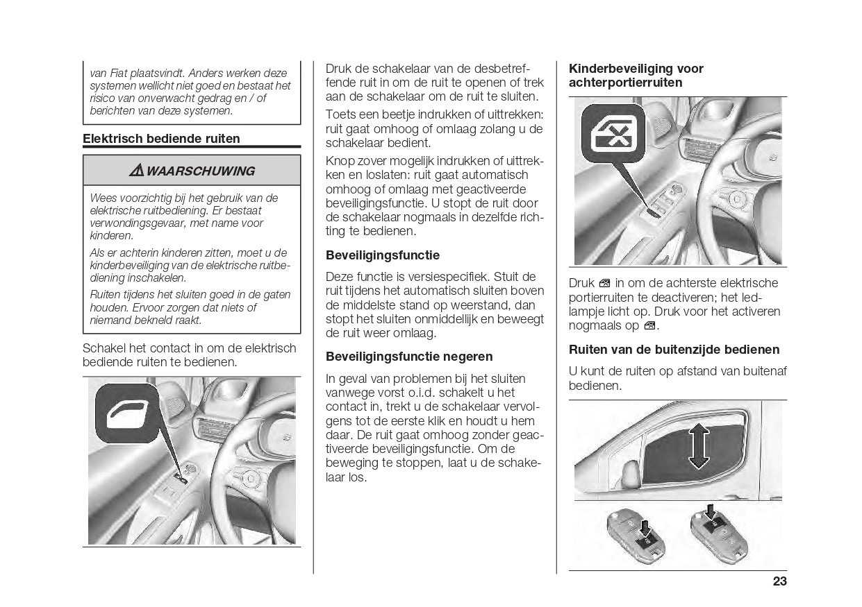 2023-2024 Fiat Doblo Owner's Manual | Dutch