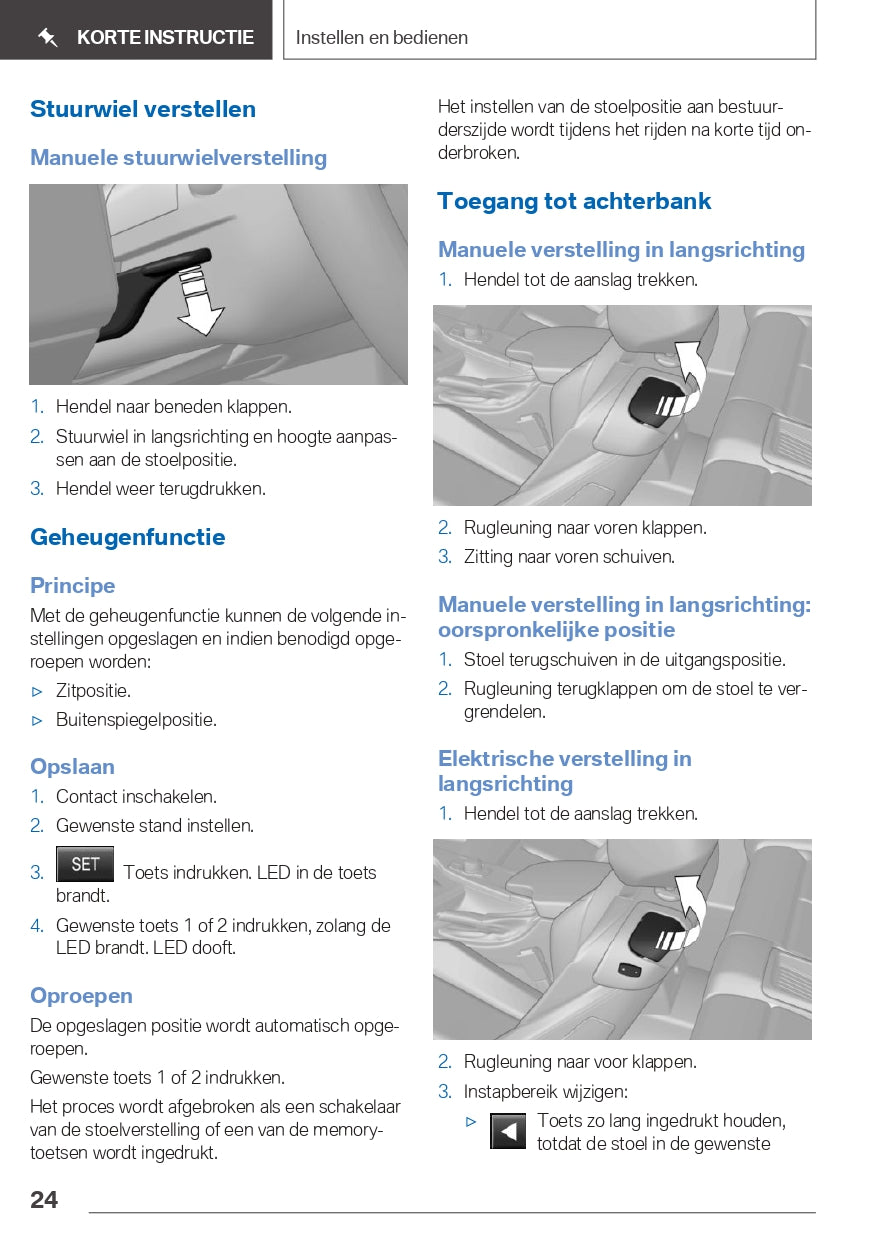 2019 BMW 2 Series Convertible/2 Series Cabrio Owner's Manual | Dutch