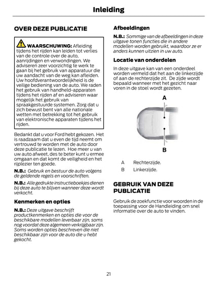 2022-2024 Ford Transit Gebruikershandleiding | Nederlands