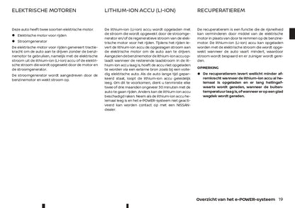 2022-2023 Nissan Qashqai e-Power Bedienungsanleitung | Niederländisch