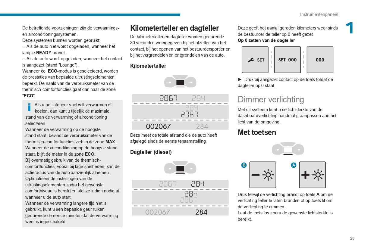 2022-2024 Peugeot Expert/Traveller/e-Expert/e-Traveller Owner's Manual | Dutch