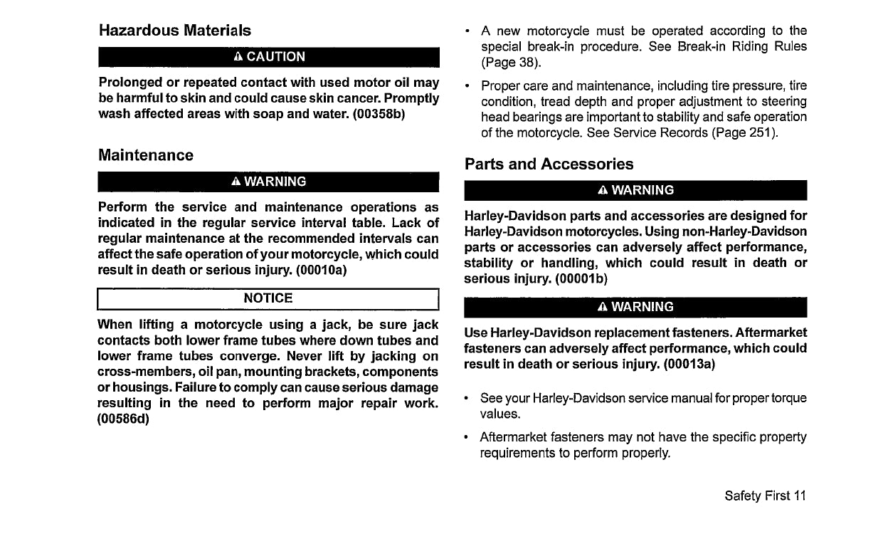 2023 Harley-Davidson Touring Owner's Manual | English