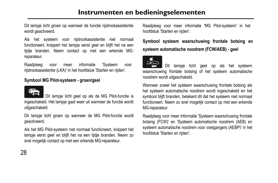 2020-2023 MG Ehs PHEV Gebruikershandleiding | Nederlands