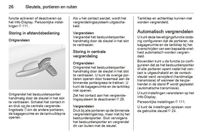 2015 Opel Corsa Owner's Manual | Dutch