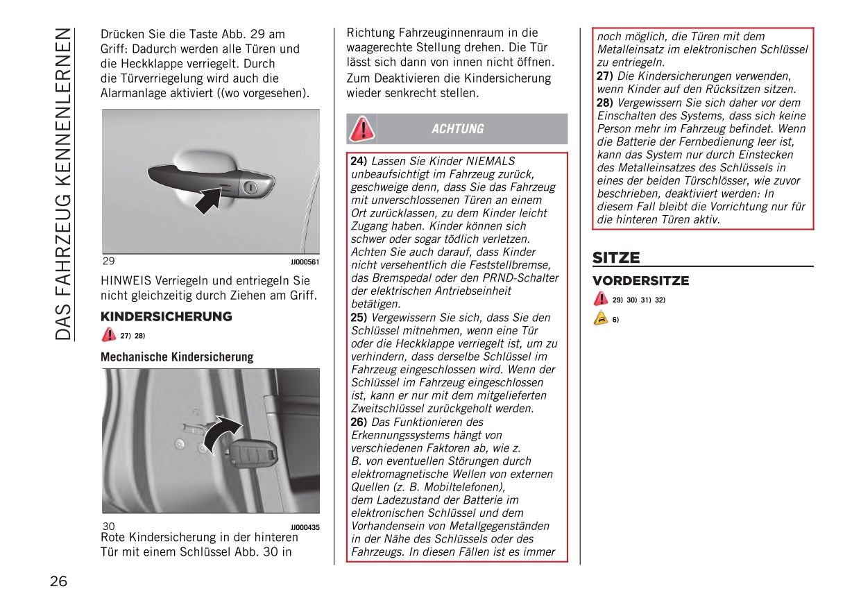 2023 Jeep Avenger Owner's Manual | German