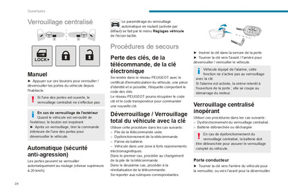 2022-2024 Peugeot Landtrek Bedienungsanleitung | Französisch