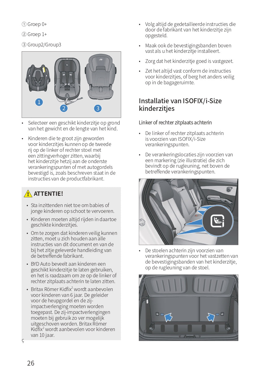 2022-2023 BYD Atto 3 Gebruikershandleiding | Nederlands