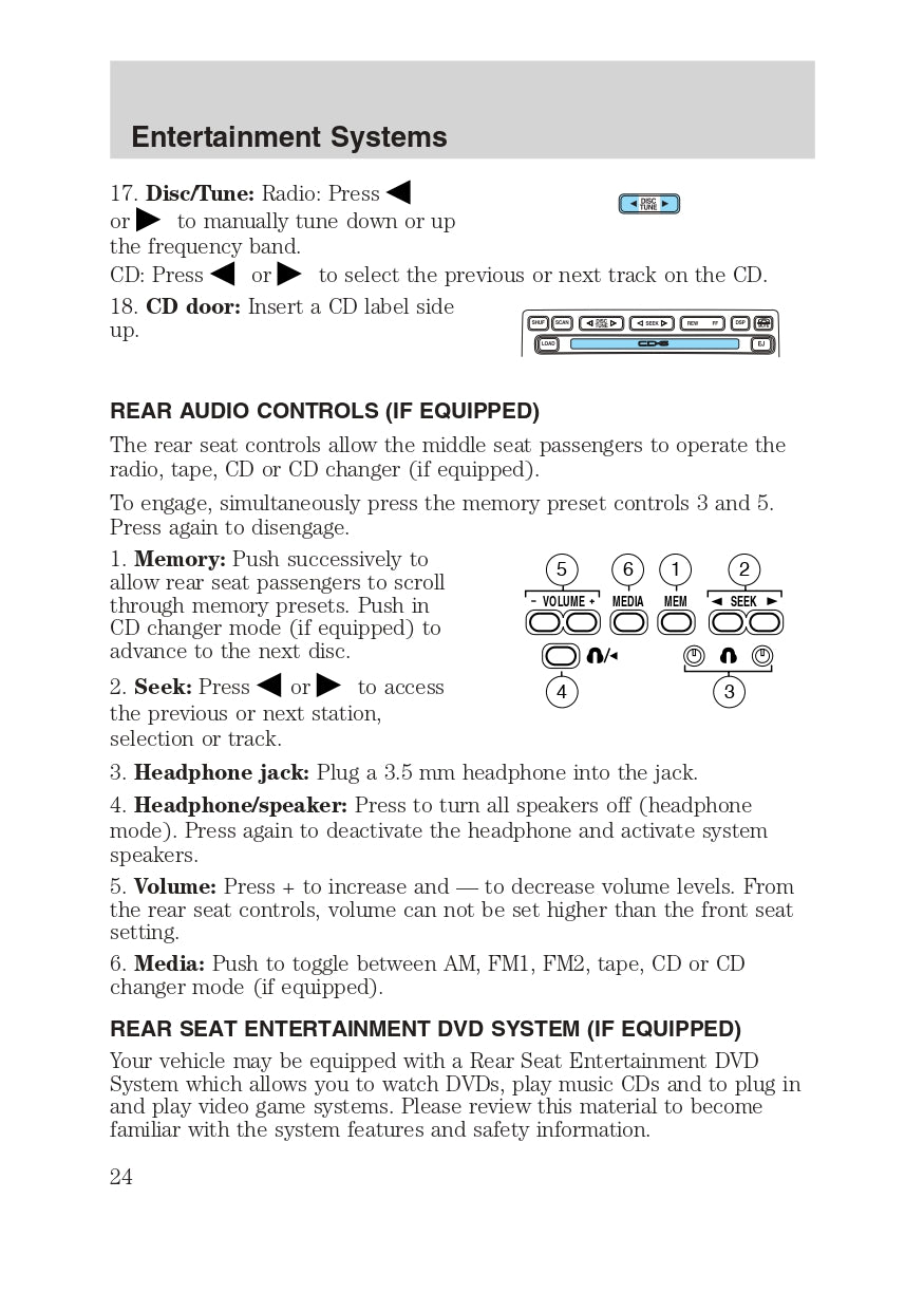 2003 Ford Excursion Gebruikershandleiding | Engels