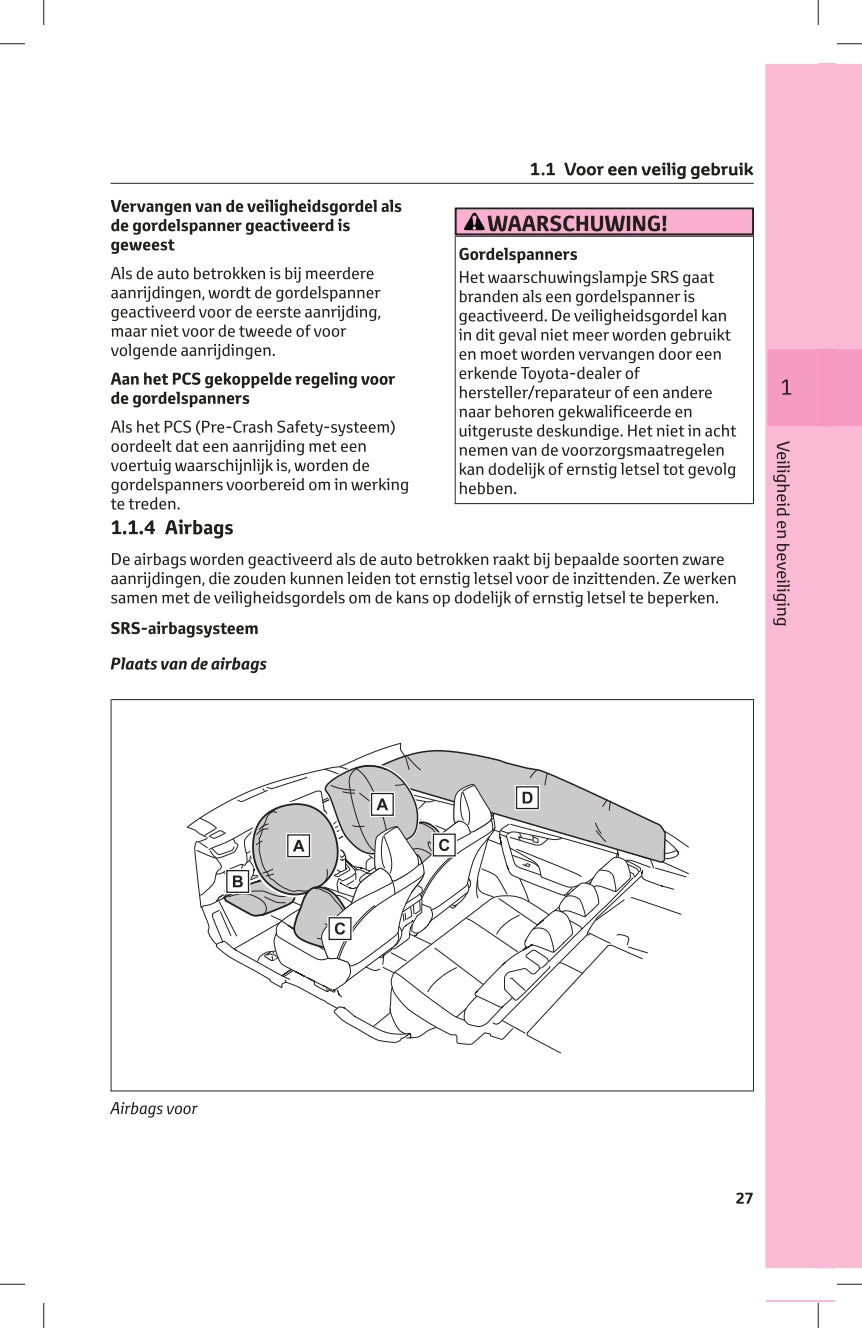 2023-2024 Toyota RAV4 Plug-in Hybrid Owner's Manual | Dutch