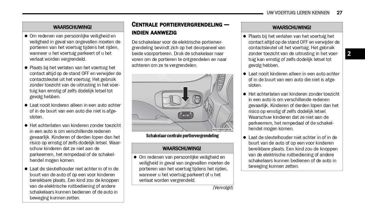 2022 Jeep Wrangler Owner's Manual | Dutch