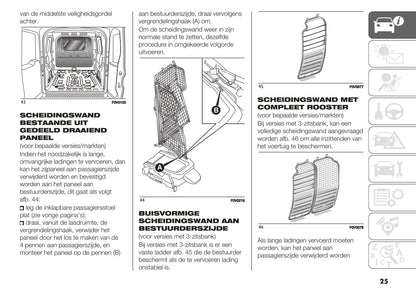 2020 Fiat Doblò Cargo Owner's Manual | Dutch