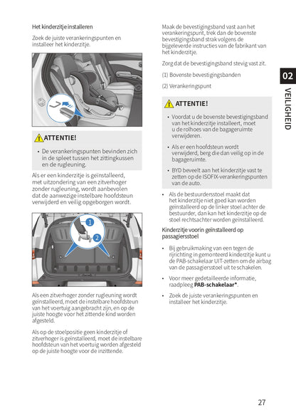 2022-2023 BYD Atto 3 Gebruikershandleiding | Nederlands