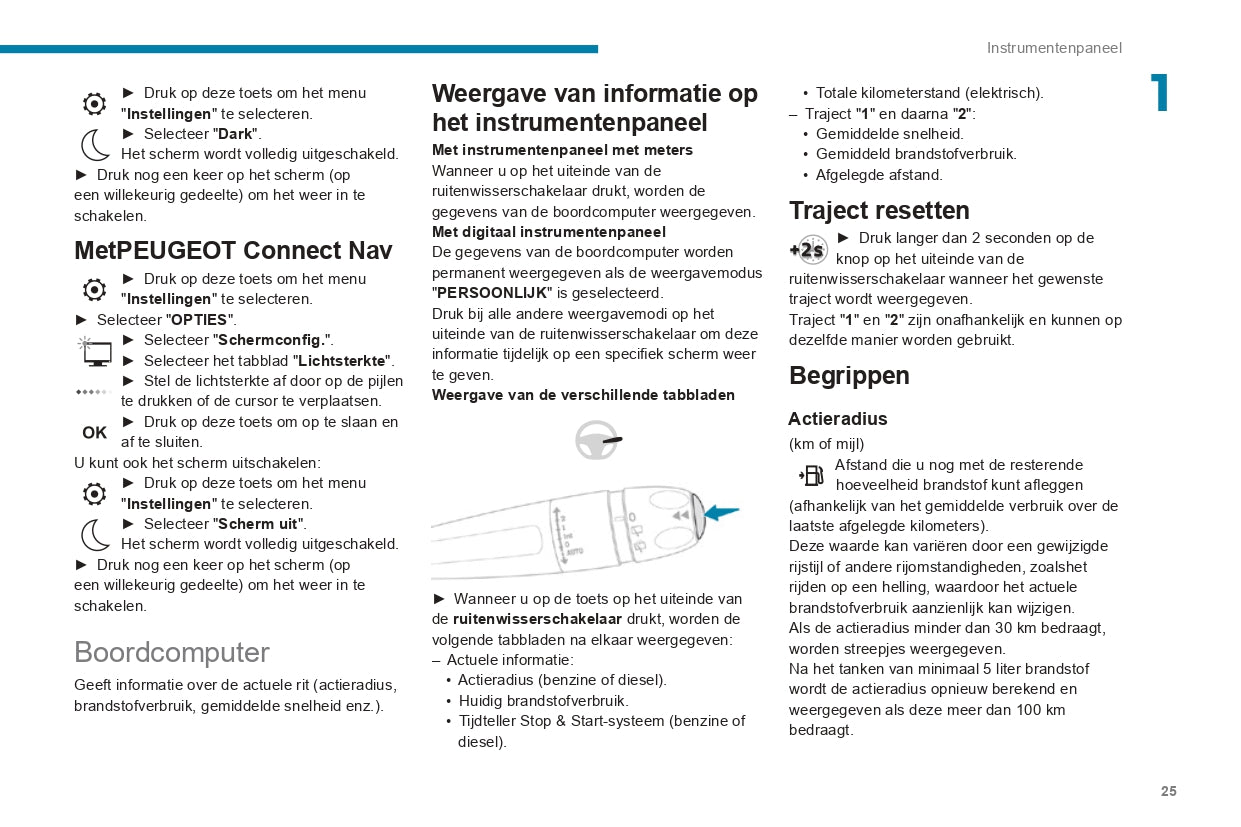 2019-2020 Peugeot 208/e-208 Owner's Manual | Dutch