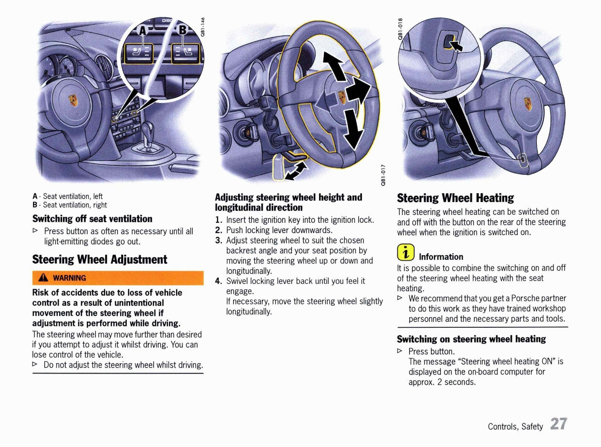 2012 Porsche Boxster/Boxster S/Boxster Spyder Owner's Manual | English