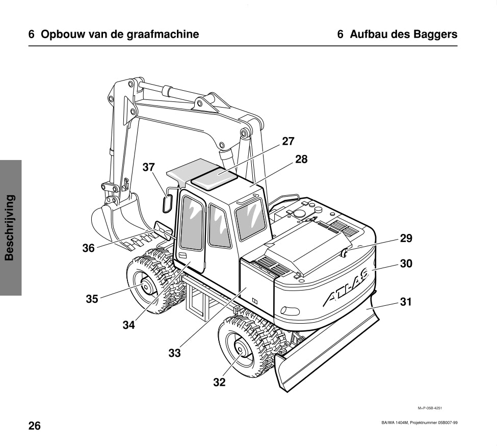 Atlas 1404 Owner's Manual | Dutch/German