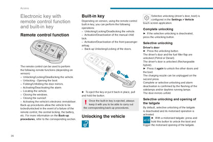 2022-2024 Peugeot Landtrek Owner's Manual | English