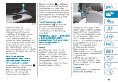 2023 Fiat 500e Owner's Manual | German